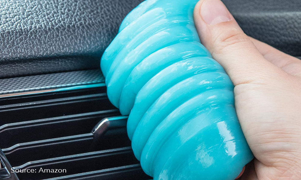 Use cleaning putty